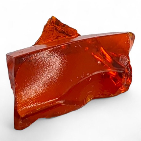 Ruby Amberina Art Glass Cullet Glowing Uranium Slag Glass #4GS80 - Picture 3 of 7